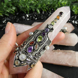 Rose Quartz Chakra Wand 
