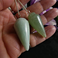 Green Aventurine Bullet Pendulum