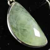 Prehnite in Sterling Silver Pendant