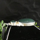 Green Kyanite in Sterling Silver Pendant