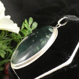 Green Kyanite in Sterling Silver Pendant