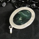 Green Kyanite in Sterling Silver Pendant