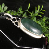 Green Kyanite in Sterling Silver Pendant