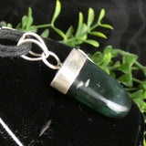 Green Kyanite in Sterling Silver Pendant