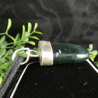 Green Kyanite in Sterling Silver Pendant