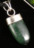 Green Kyanite in Sterling Silver Pendant