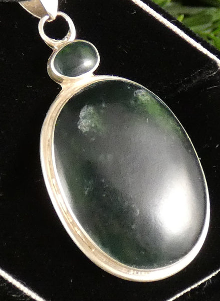 Green Kyanite in Sterling Silver Pendant