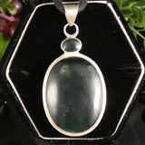 Green Kyanite in Sterling Silver Pendant