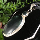 Green Kyanite in Sterling Silver Pendant
