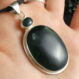 Green Kyanite in Sterling Silver Pendant