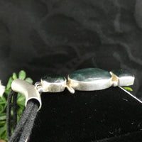 Green Kyanite in Sterling Silver Pendant