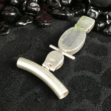 Green Kyanite in Sterling Silver Pendant