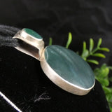 Green Kyanite in Sterling Silver Pendant