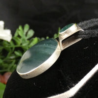 Green Kyanite in Sterling Silver Pendant