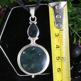 Green Kyanite in Sterling Silver Pendant