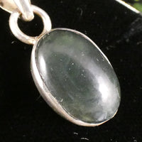 Green Kyanite in Sterling Silver Pendant