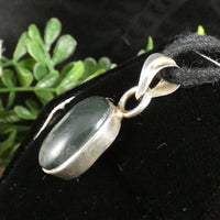 Green Kyanite in Sterling Silver Pendant