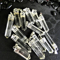 Clear Quartz Point Pendants