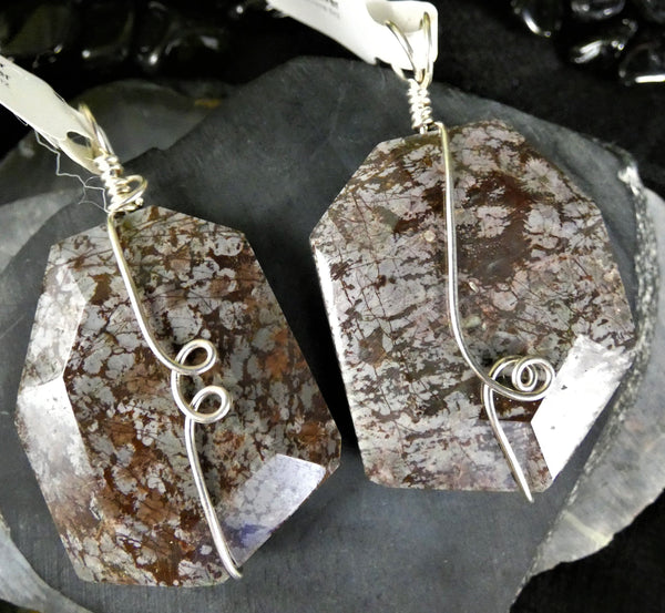 Artistic Jasper Sterling Silver Pendants