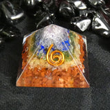 Small Chakra Orgonite Pyramids (Single & 5 Pack)