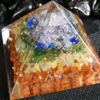 Small Chakra Orgonite Pyramids (Single & 5 Pack)