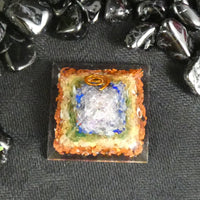 Small Chakra Orgonite Pyramids (Single & 5 Pack)