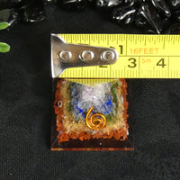 Small Chakra Orgonite Pyramids (Single & 5 Pack)