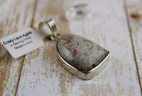 Crazy Lace Agate Pendant