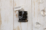 Chalcedony Conchive and Quartz Druzy Pendant