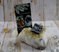 Chalcedony Conchive and Quartz Druzy Pendant