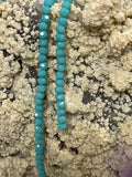 Aqua Blue Crystal Bead Strand