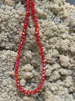Pink Crystal Bead Strand