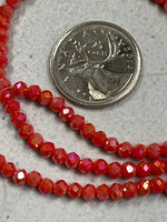 Pink Crystal Bead Strand