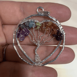Chakra Heart Tree of Life Pendant