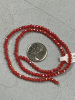 Pink Crystal Bead Strand