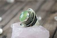 Prehnite Ring Size 9