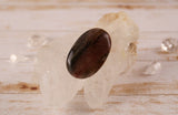 Rhodonite In Quartz Cabochons