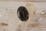 Rhodonite In Quartz Cabochons