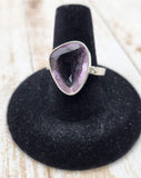 Faceted Amethyst Ring