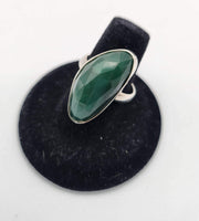 Green Chalcedony Ring