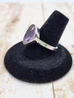 Faceted Amethyst Ring