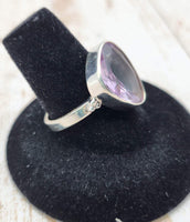 Faceted Amethyst Ring