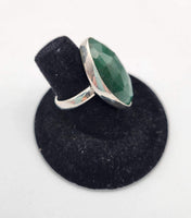 Green Chalcedony Ring