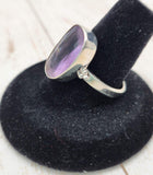 Faceted Amethyst Ring