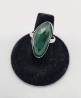 Green Chalcedony Ring