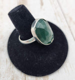 Green Chalcedony Ring