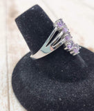 Faceted Amethyst Ring