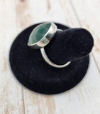 Green Chalcedony Ring