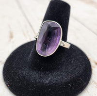 Faceted Amethyst Ring