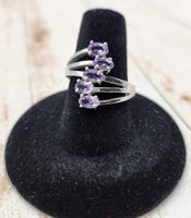 Faceted Amethyst Ring